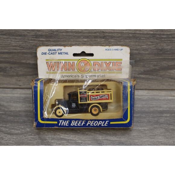 Vintage Winn Dixie Diecast Truck The Beef People Collectible Vehicle Food - Picture 1 of 12